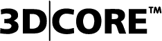 3D Core logo